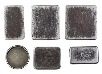 Image showing Metal plates