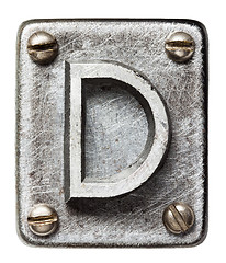 Image showing Metal letter