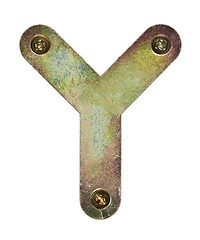 Image showing Metal letter