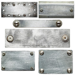 Image showing Metal plates