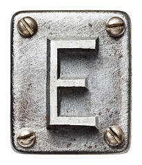 Image showing Metal letter