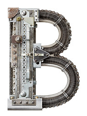 Image showing Metal letter