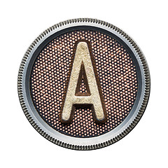 Image showing Button alphabet