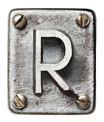 Image showing Metal letter