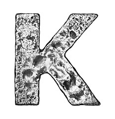 Image showing Metal letter