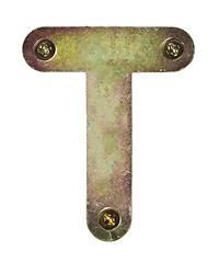 Image showing Metal letter