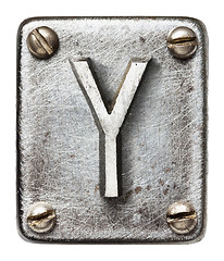 Image showing Metal letter