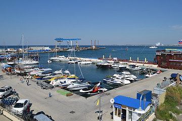 Image showing Port, the mooring in Anapa, Krasnodar Krai