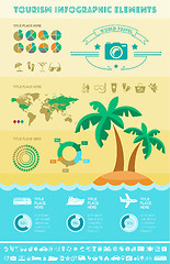 Image showing Travel Infographic Template.