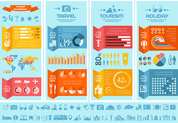 Image showing Travel Infographic Template.