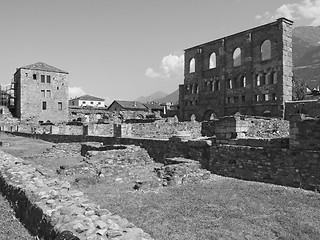 Image showing Roman Theatre Aosta