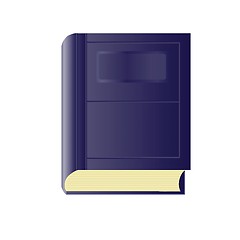 Image showing blue book