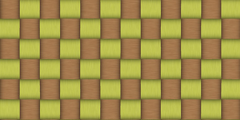 Image showing background texture of woven bamboo