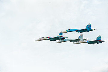 Image showing Military air fighters
