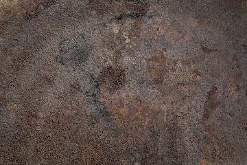 Image showing rusty grunge stained iron texture