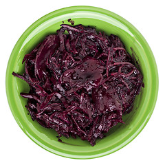 Image showing pickled beets, dulse and kale