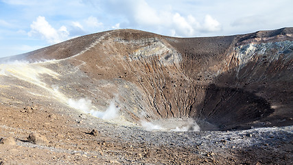 Image showing Lipari Islands active volcano