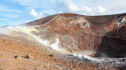 Image showing Lipari Islands active volcano