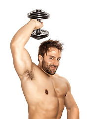 Image showing bodybuilding man