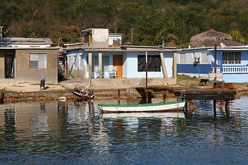 Image showing Cuba fishing village