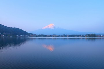 Image showing Mount Fuji sunrise