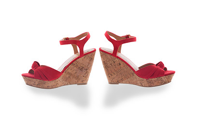 Image showing Pair of women shoes