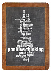 Image showing positive thinking word cloud