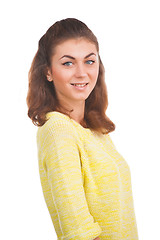 Image showing Portrait of a young girl in casual wear