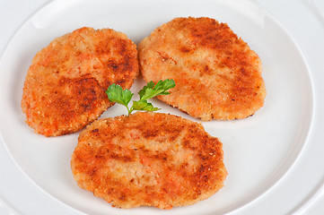 Image showing carrot cutlets with apples