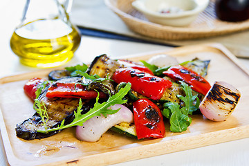 Image showing Grilled vegetables 