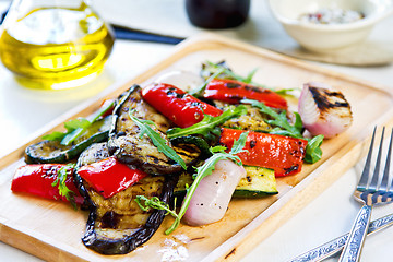 Image showing Grilled vegetables 