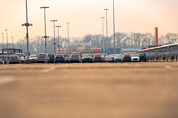 Image showing Parking lot outdoors