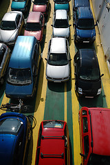 Image showing Cars from above