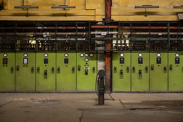 Image showing Electricity distribution hall in metal industry