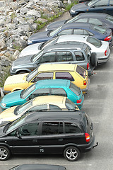 Image showing Parked cars