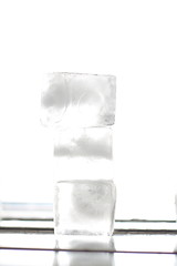 Image showing ice cubes