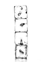 Image showing ice cubes