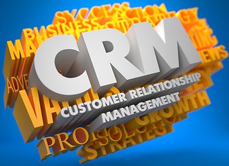 Image showing CRM. Business Concept.