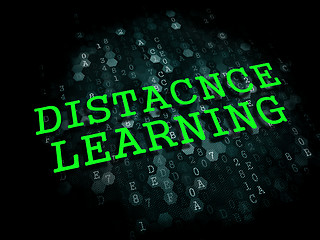 Image showing Distance Learning. Business Educational Concept.