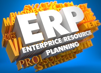 Image showing ERP. Business Concept.