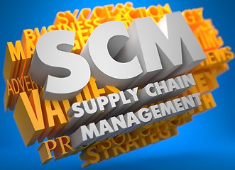 Image showing SCM. Business Concept.