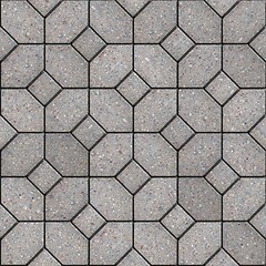 Image showing Paving Slabs. Seamless Tileable Texture.