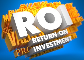 Image showing ROI. Business Concept.