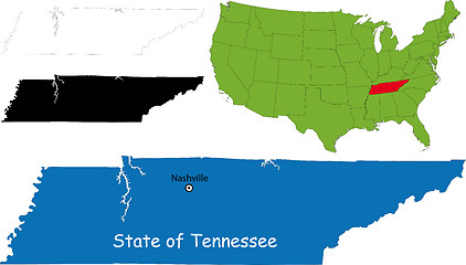 Image showing Tennessee map