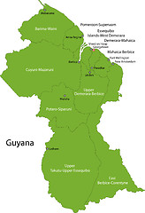 Image showing Guyana map