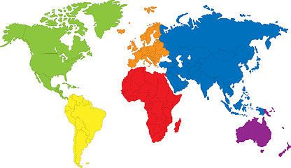 Image showing World map