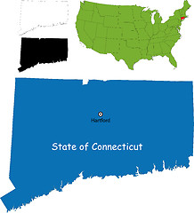 Image showing Connecticut map