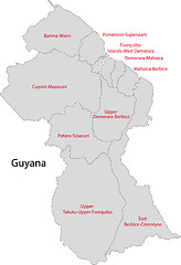 Image showing Guyana map