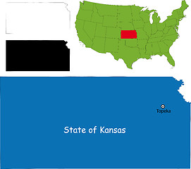 Image showing Kansas map