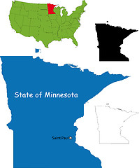 Image showing Minnesota map